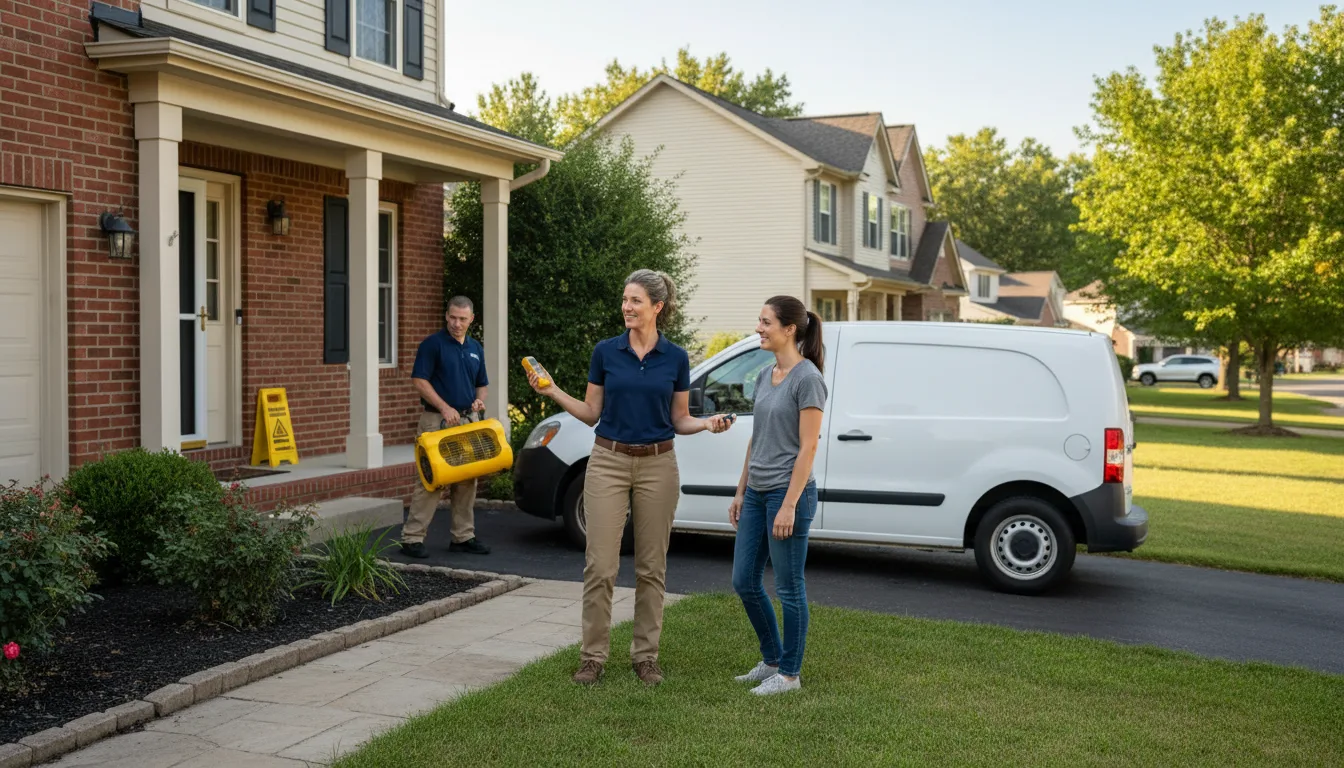 Water restoration image for Fire And Smoke Damage Restoration in Oxford, MA